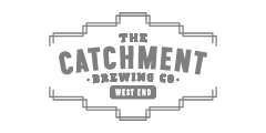 The Catchment Brewing Co. Logo: Grayscale