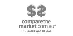 Compare The Market Logo: Grayscale