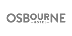 Osbourne Hotel Logo: Grayscale