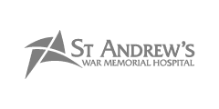 St. Andrews Logo: Grayscale