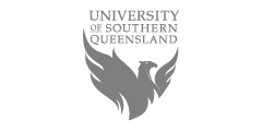 University of Southern Queensland Logo: Grayscale