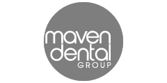 Maven Dental Group Logo: Grayscale